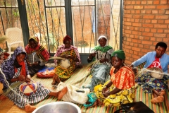 Many are genocide survivors. It is also a gathering place for other rural farmers who come here to put their lives back together through education, agriculture and food cooperatives.