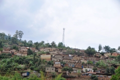 Illegal development on the hillsides in Kigali