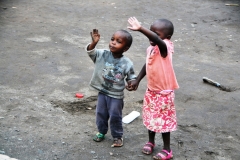 Kids love to wave at vehicles passing