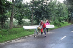 Just when you think you have see it all on the back of a bicycle a new one comes along.