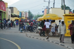 A busy corner in Ruhengeri