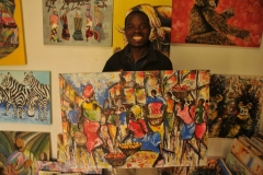 I really liked the colors and vibrancy of his art.