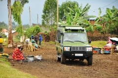 Our other vehicle arriving in a local market