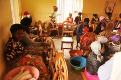 After your tour, you have an opportunity to purchase Handspun Hope yarn, hand knit products and felted animals.  I am  sure you will find the perfect keepsake created by local women in Musanze."