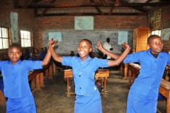 These young girls broke out into a fantastic dance routine with a drummer on a small drum in the rear. I took videos on my cell phone.