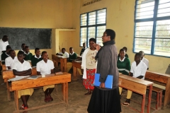 Rwanda is below the equator so the seasons are opposite of ours. It was our fall, their spring. they were only weeks from Graduating in December..