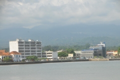 The two main islands of São Tomé and Sao Príncipe, 93 miles apart and about140 miles off the northwestern coast of Gabon. With a population of 201,800 Sao  Príncipe is the second-smallest and second-least populous African sovereign state after Seychelles Islands in the Indian Ocean.
