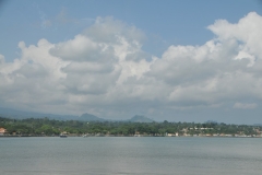 São Tomé is the capital and largest city of the Central African island country of São Tomé and Príncipe. Its name is Portuguese for "Saint Thomas". Founded in the 15th century, it is one of Africa's oldest colonial cities.
