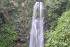 We next drove higher into the tropical forests to Sao Nicolau waterfall, an idyllic post card setting.