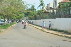 Past some nicer residential districts