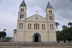 Our Lady of Grace Cathedral. It is  aross the street from the  Presidential Palce.