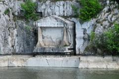 The Roman plaque "Tabula Traiana"