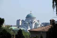 The Church of Saint Sava is a Serbian Orthodox church located in Belgrade. It is one of the largest Orthodox churches in the world and ranks among the largest church buildings in the world