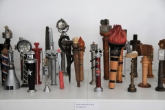 Also on display are thousands of elaborate relay batons presented to him by young 'Pioneers', plus gifts from political leaders and the voguish set of the era.