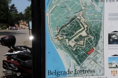 Belgrade Fortress, consists of the old citadel and Kalemegdan Park on the confluence of the River Sava and Danube, in an urban area of modern Belgrade, the capital of Serbia