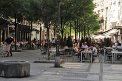 We were in Belgrade the beginning of May as the weather was warming. Numerous outdoor cafes were opening for the summer. Lots of people were out enjoying the warmer weather.