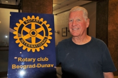 I spotted a location where the Rotary Club meets weekly. Having been a Rotarian for over 40 years I wanted a photo of their local flag. The restaurant thought I was crazy.
