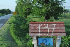 Entrance to a farm where we have a traditional Serbian feast. It was very good.