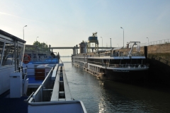 The area will be referred to as The Iron Gates.  The area a gorge on the river Danube. It forms part of the boundary between Serbia , to the south, and Romania, north. In the broad sense it encompasses a route of 83 miles in the narrow sense it only encompasses the last barrier on this route, just beyond the Romanian city of Orșova, that contains two hydroelectric dams, with two power stations, Iron Gate I Hydroelectric Power Station and Iron Gate II Hydroelectric Power Station.