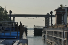 As you can see we are sharing a lock with another river going vessel too.