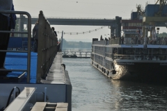 As you can see we have also gone through a second set of locks and are about to proceed into a man made lake area.