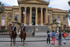 Most everything you want to see is within walking distance of the Quattro Canti,  where the Via Vittorio Emanuele and Via Maqueda meet.