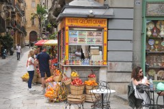 The oranges and Pomegranates are so sweet for juices at these local stands.