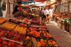 Sicily has a long tradition of open air street markets, which bear a striking similarity to Arab souks.