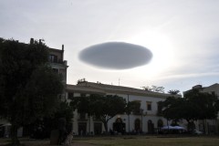 It really looked like a flying saucer for a few minutes.  OK folks.. you see it too. what was it?