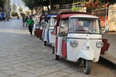 Here you find a Moto Ape line up of vehicles.