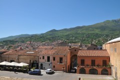 Court yard below