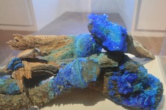 Azurite -  compund of Copper and Malecite.  Absolutely beautiful.