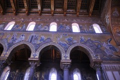 The cathedral of Monreale is one of the greatest extant examples of Norman architecture. It was begun in 1174 by William II and completed four years later. In 1182 th