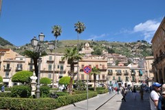 The plaza in Monreale