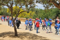 Children at the end of their school year get day trips from school.