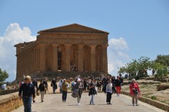 Rear facing side  of the Temple of Concordia