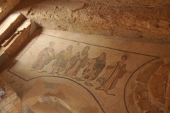 The floors tell the story of daily life and heroic time periods.