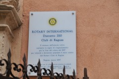 Throughout the world are plaques similar to this from the local Rotary Club telling what project they have proudly worked on for their community. I happen to be a Rotarian in the town I live Oceanside, CA.