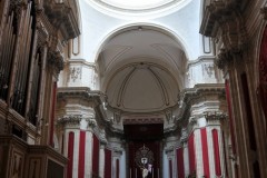 The 18th-century interior of the Cathedral of St. John the Baptist.