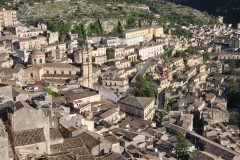 From the top of the hill looking down into another view of the old town of Modica.