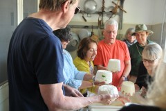 The finished product is ready to stand and mature. We have become experts in making cheese and bread from scratch. Bingo.. we are ready for a party!