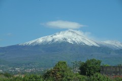 We take off early this morning heading up onto Mt. Etna.