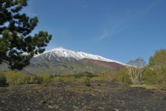 Mt. Etna is the tallest active volcano in Europe and the highest mountain in Italy south of the Alps.  Mt. Etna Sours to more than 10,000 feet. It is also one of the most active volcanoes in the world.