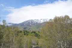 Trekking on Mt. Etna taking in all its majesty and beauty. .