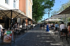 Ljubjana is known for is many fine restaurants serving both inside and in the summer time outside along the river.   every meal I had while in the city was excellent. 