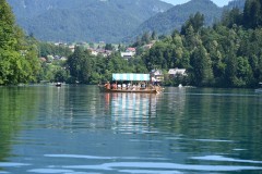 The traditional transportation to Bled Island is a wooden boat known as a pletna. Some sources claim the pletna was used in Lake Bled as early as AD 1150, but most historians date the first boats to AD 1590.