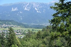 Views from the castle the surrounding areas.  The Austrian moutains in the distance.