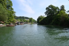 We turn around and return to the city center