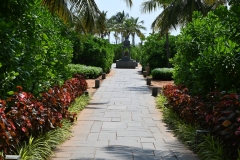 Beach entrance from the pool area