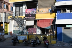 The sign says Mr. Fancy Store.  Really? 